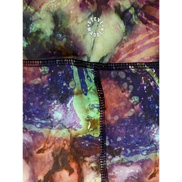 Brand New Steve Madden Women's Medium Loden Combo Multicolored Leggings Dry - Picture 3 of 7